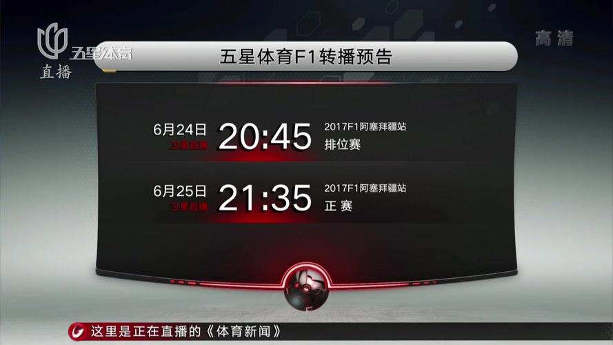 上海五星体育在线高清直播F1