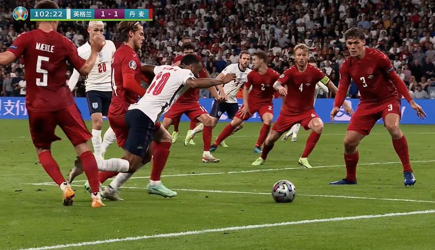 英格兰对丹麦点球争议